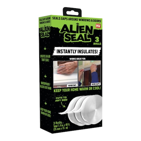 Alien Seal Alien Seal 1.4 in. W X 49 ft. L Clear Sealing Tape, PK3 7688